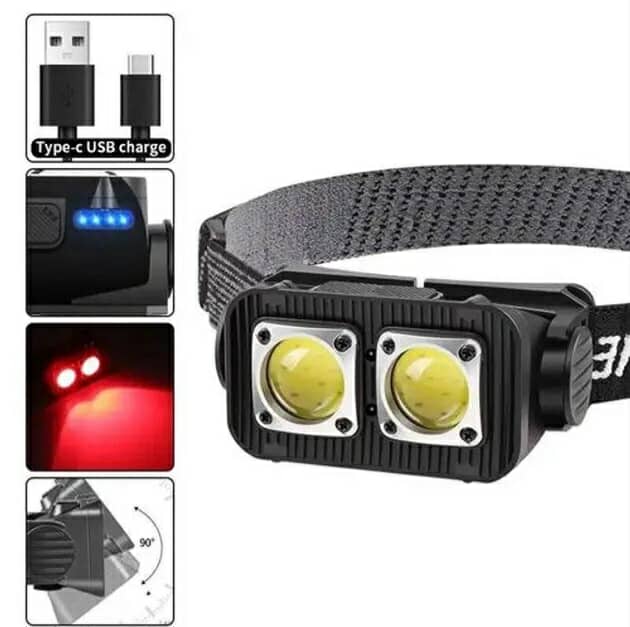 Lampe Frontale LED Rechargeable L-31