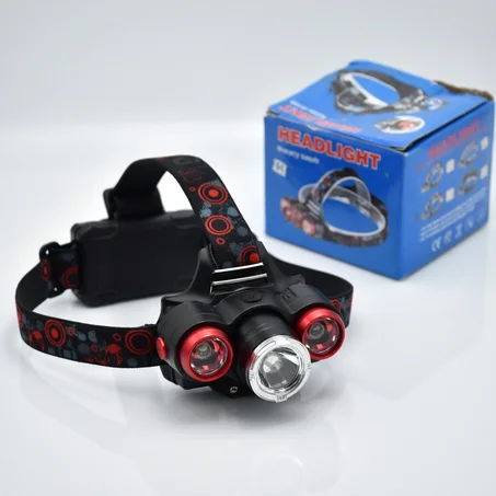 Lampe Frontale Rechargeable– 3 LED