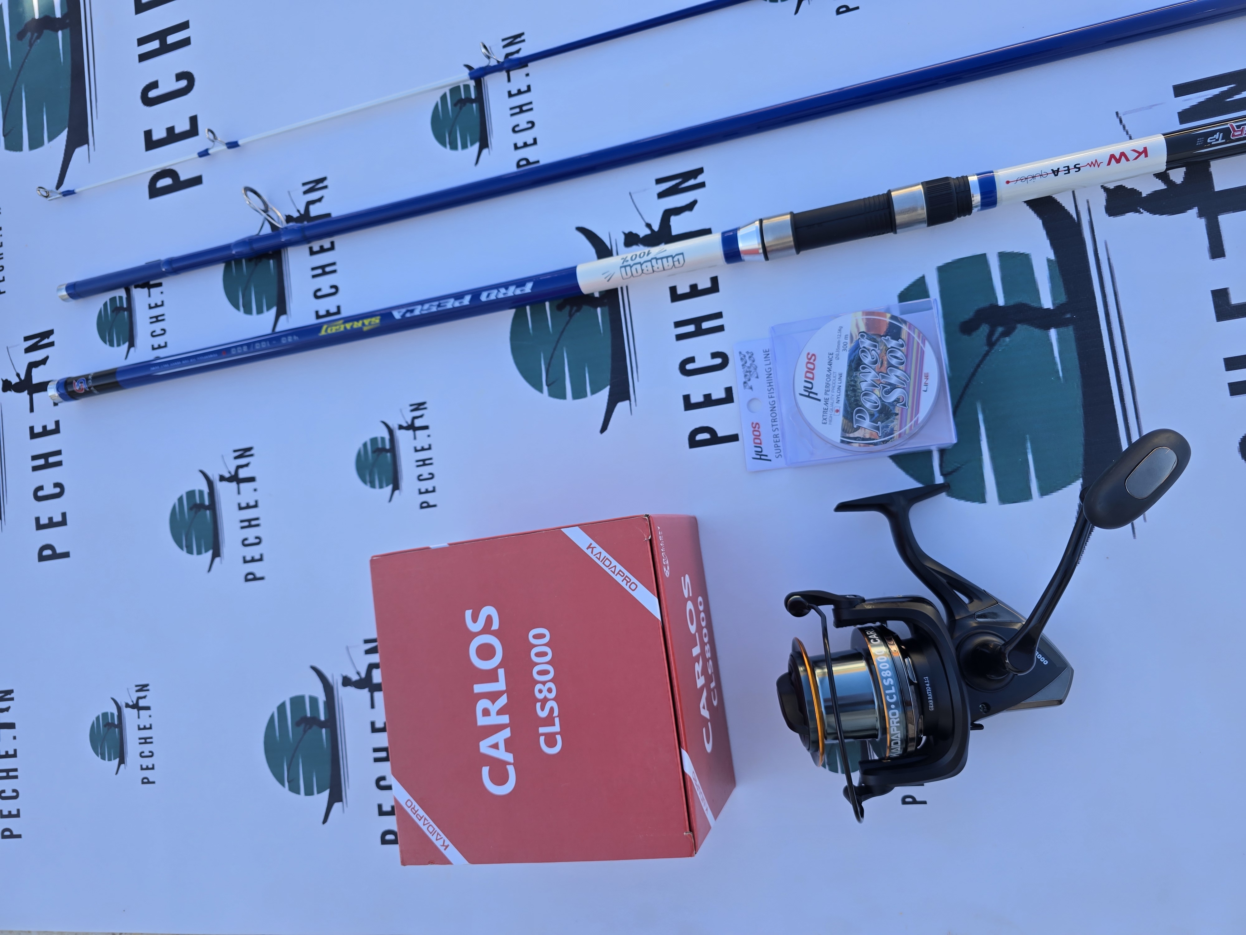 Pro pesca saragot +moulinet kaida cls8000
