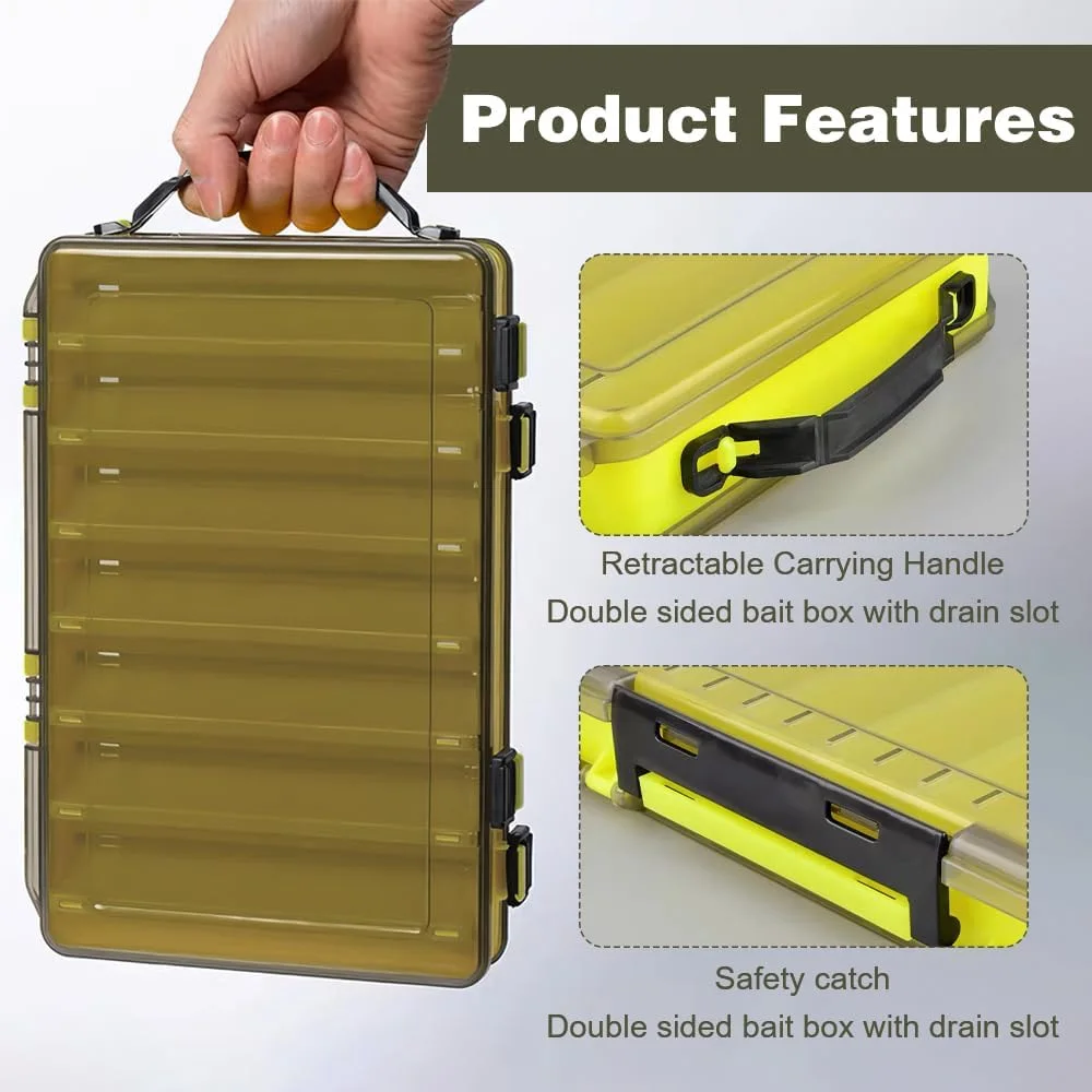 Boîte de Rangement 14 blocs Leurre/Turlutte