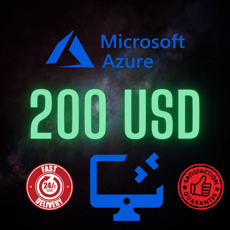 Panel Azure 200$ Balance for 1 month