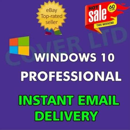 Windows10 Pro Professional For 32 or 64 Bit License Key Original