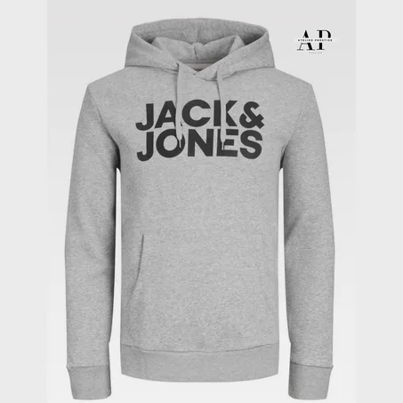 Sweat à capuche - gris - JACK & JONES