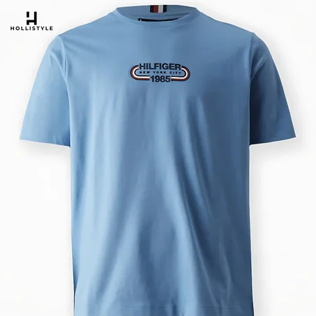 T-shirt - TOMMY HILFIGER - Bleu ciel