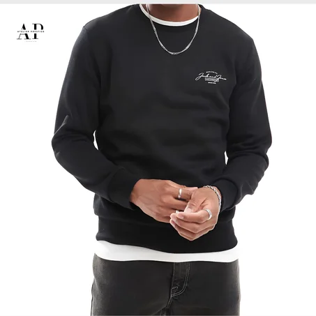 Sweat ras de cou - Noir - JACK & JONES