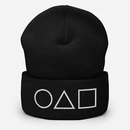 Squid Game Embroidered Beanie