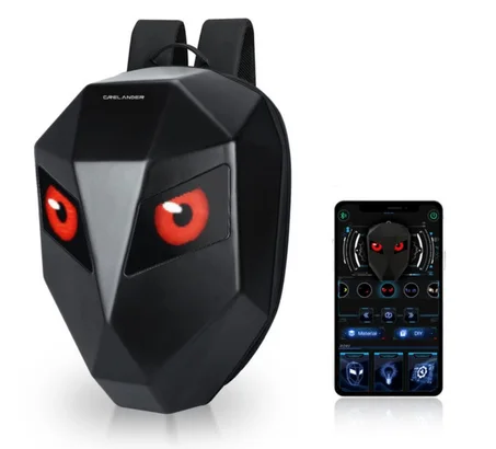 Motorcycle LED Backpack Eyes