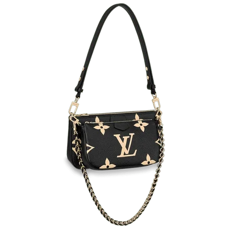 LV Bicolour Monogram Empreinte Multi Pochette Accessoires - Leather Women's Handbag - LuxurBags