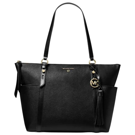 Sullivan Large Leather Top Zip Tote - LuxurBags