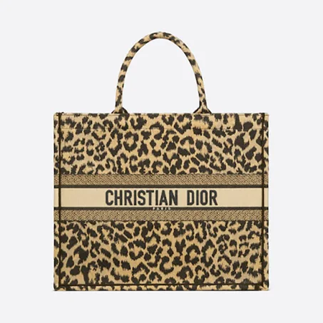 Beige Multicolor Mizza Embroidery Book Tote Bag - Women's Leather Bag - LuxurBags