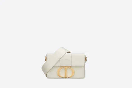 Latte Box Calfskin 30 Montaigne Box Bag - Women's Leather Bag - LuxurBags