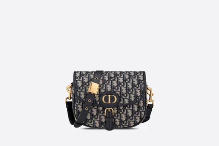 Blue Oblique Jacquard Medium Bobby Bag - Women's Leather Bag - LuxurBags