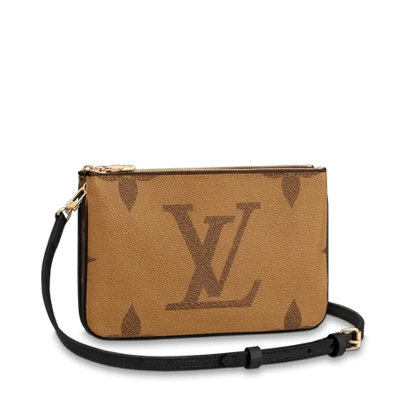 LV Monogram Double Zip Pochette - Leather Women's Handbag - LuxurBags