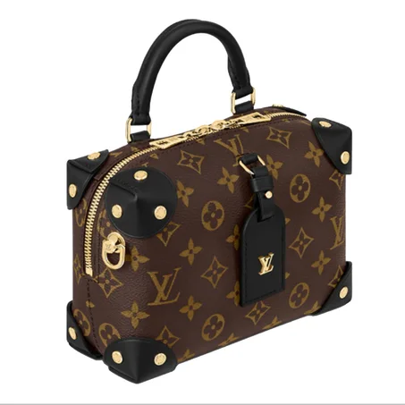 LV Monogram Petite Malle Souple Bag - Leather Women's Handbag- Luxurbags