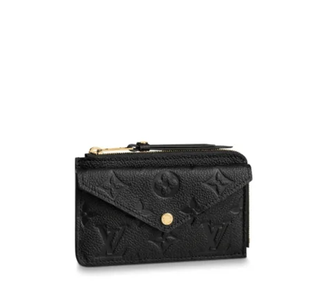 LV Recto Verso Card Holder Black - LuxurBags