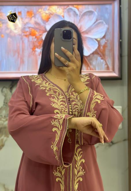 قفطان جديد موديل 2025 – أناقة مغربية أصلية