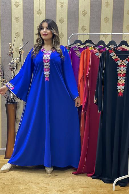 ✨ تألقي بأناقة وراحة مع قفطان فصالة كلوش، القطعة التي تمنحكِ إطلالة متكاملة وفاخرة في كل مناسبة! ✨