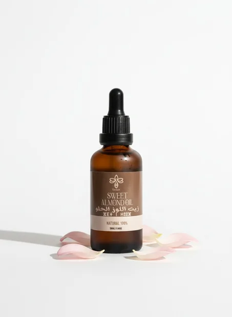 Huile d’Amande Douce – 100% Pure & Naturelle