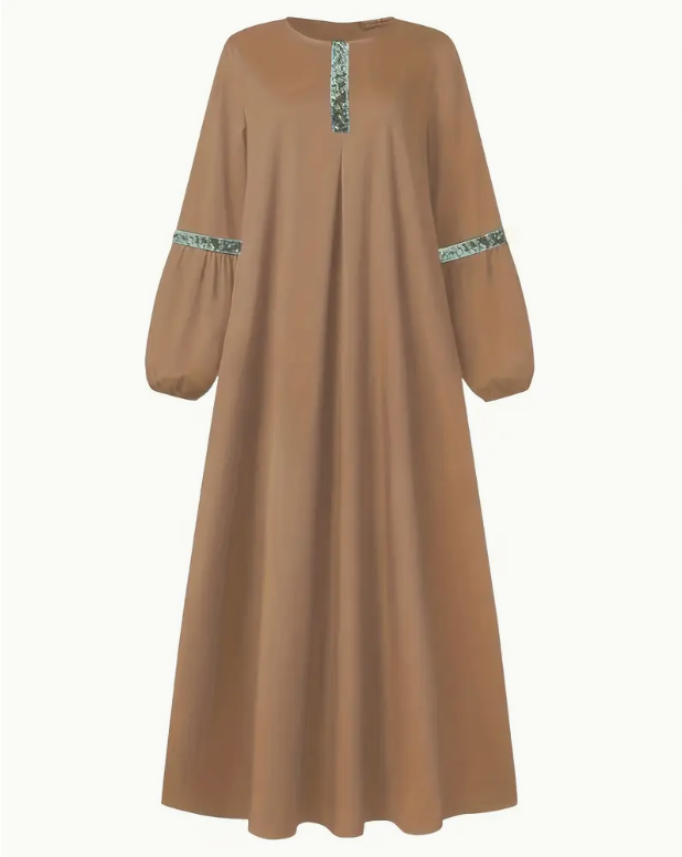 عباية فستان ناعم للمحجبات بتصميم عصري وراقي