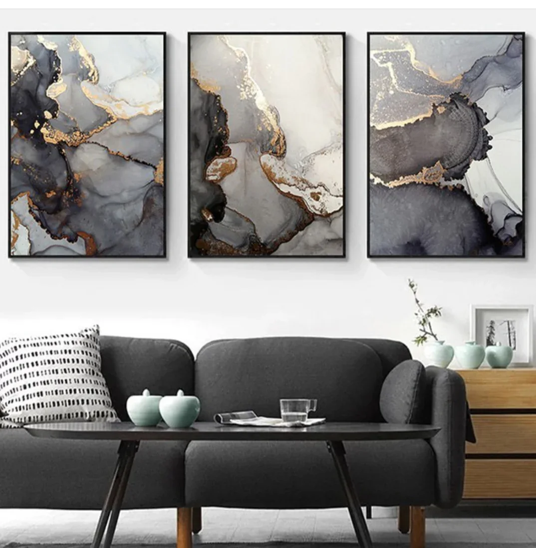 Abstract - Set Of 3 Wall Art NO.023