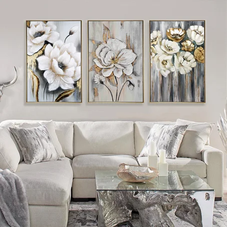 Floral and plant Wall Art - Set Of 3 NO.1053