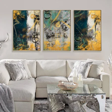 Islamic Wall Art - Set Of 3 NO.002