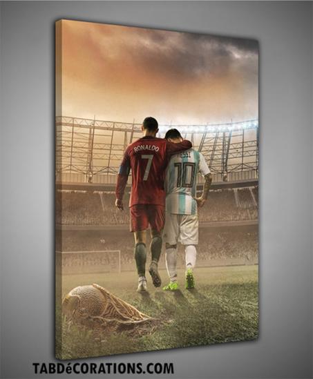 Tableau Cristiano Ronaldo - Lionel Messi 02