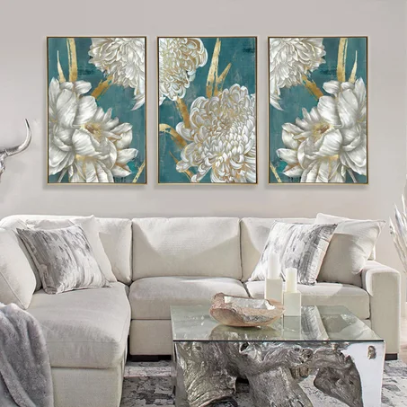 Floral and plant Wall Art - Set Of 3 NO.1051