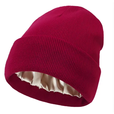 bonnet satin de soie