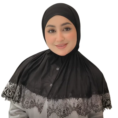 hijab dentelle