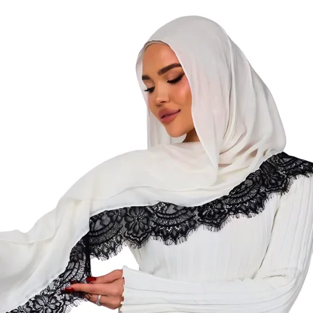 hijab dentelle