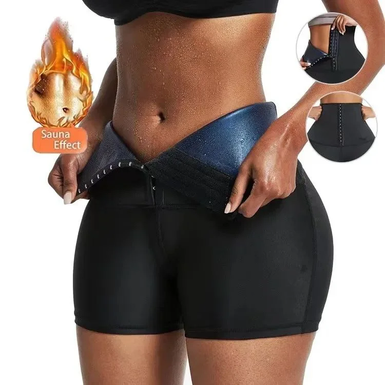 Pantalon court amincissant, Short ventre chaud Leggings de Fitness effet Sauna
