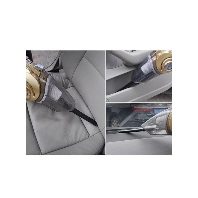 Aspirateur de Voiture Portable en Plastique 4 In 1 Multifonctionnel