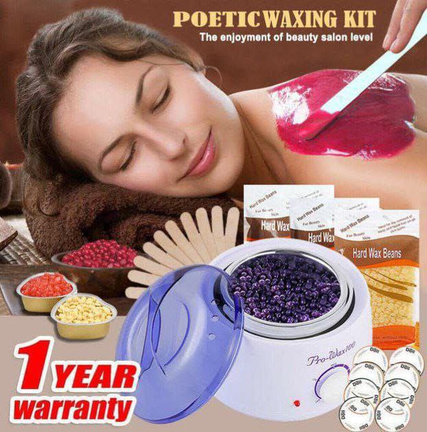 Wax Pack Machine Professionnelle Chauffe-Cire + 300 g Cire + 50 Spatules offerte