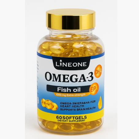"Omega 3: Muhimu kwa afya ya moyo na akili yako 🌟💪, ukiwa na faida bora kwa ngozi na kupunguza uvimbe! 🧠❤️🌿"