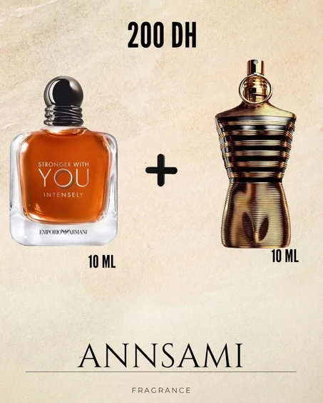 le male elexire + stronger with you intensly