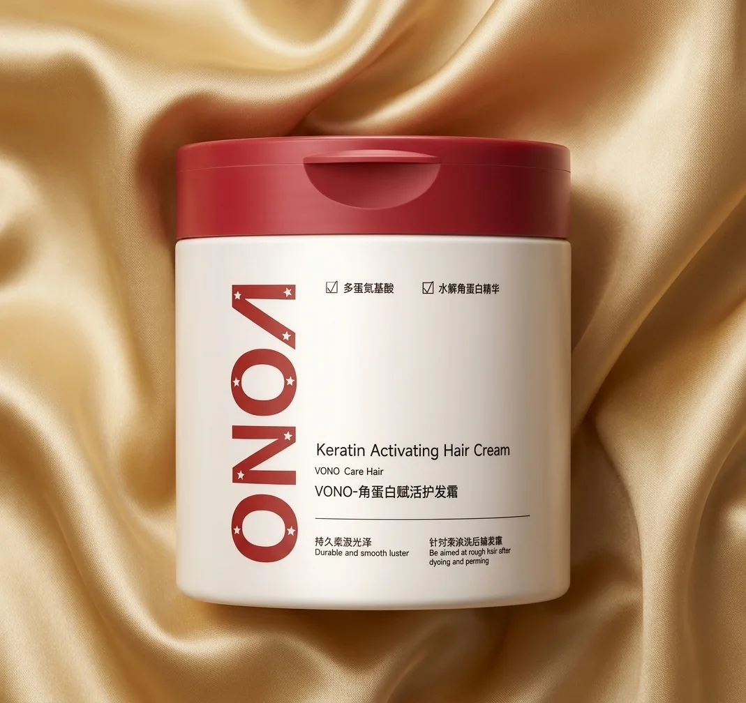 Crème capillaire activatrice à la kératine