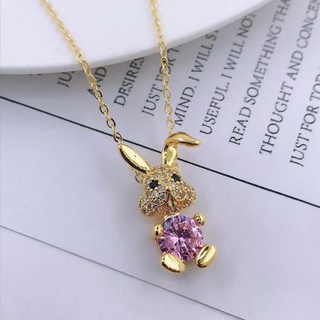 Tinny bunny necklace