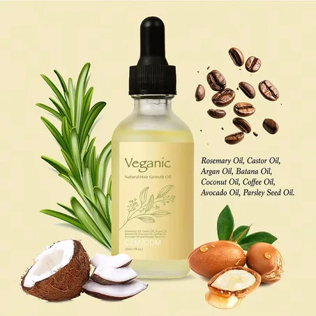 زيت الشعر veganic