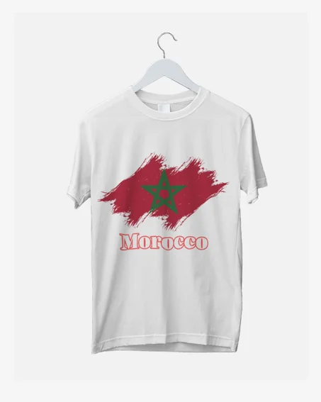 Morocco flag قميص المغرب