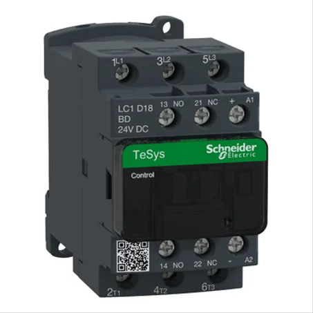 LC1D18BD CONTACTEUR - 3P - AC-3 440V - 18A - bobine 24Vcc  OU 24VDC
