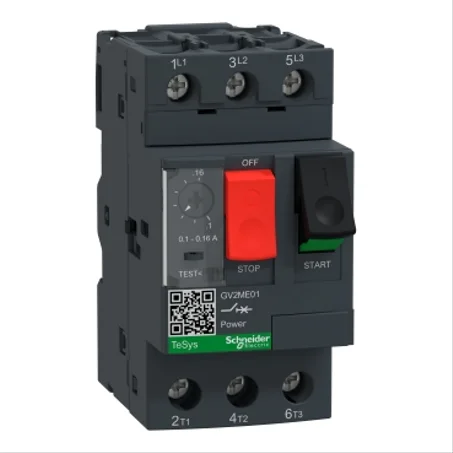 GV2ME03 Tesys GV2ME - cb moteur - 0,25..0,4A - 3P 3d -  magnéto-thermique