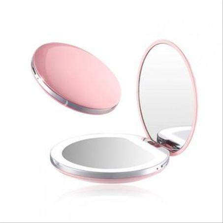 LED Double Sided Pocket Mirror for Makeup