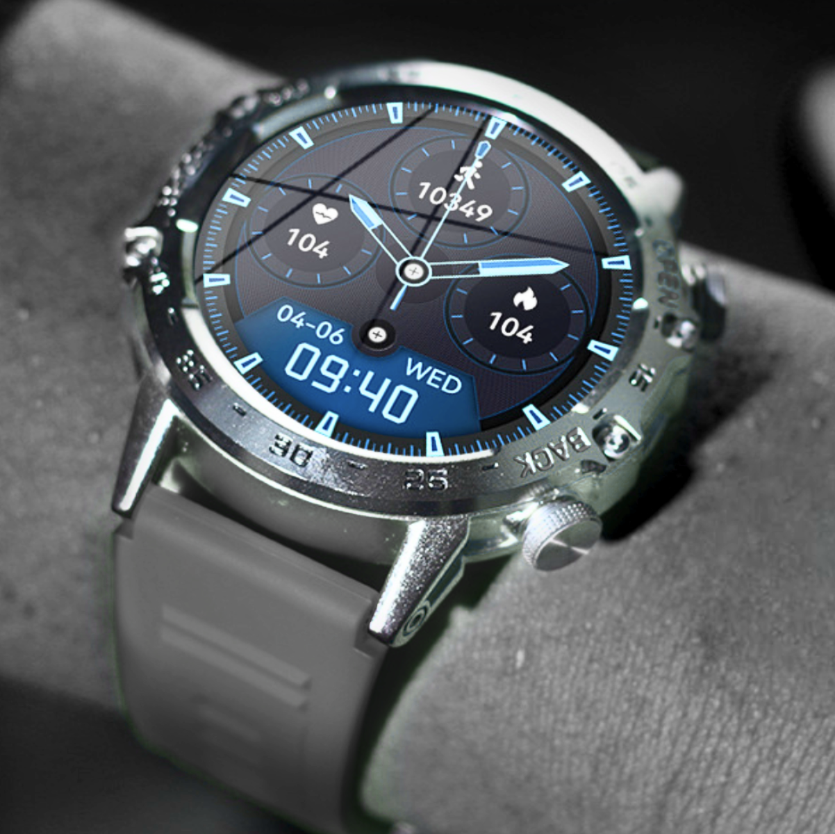 STALLION TITAN - SMART WATCH Black Edition