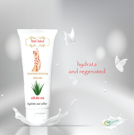 feed hand aloevera