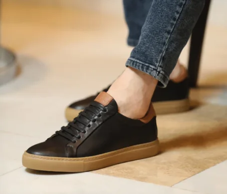 elegantes sapatos de couro CL9098'' Tamanhos Disponíveis : 44 ''