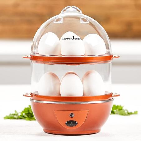 Copper Chef جهاز طهي البيض الكهربائي الفاخر