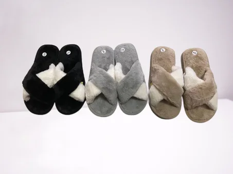 Pantoufle femmes chaussure de salon pantoufles talon compensé