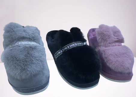 Pantoufle femmes chaussure de salon pantoufles talon compensé