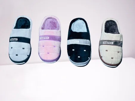 Pantoufle femmes chaussure de salon pantoufles talon compensé
